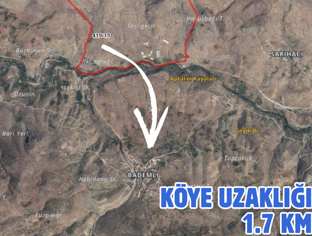 KONYA HADİM YUKARI EŞENLER 893 M² TARLA SATILIKTIR - KONYA HADİM fotoğraf 2